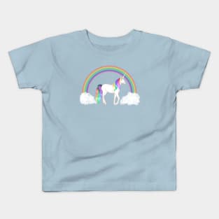 Magical Unicorn and Rainbow Kids T-Shirt